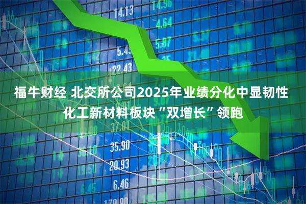 福牛财经 北交所公司2025年业绩分化中显韧性 化工新材料板块“双增长”领跑
